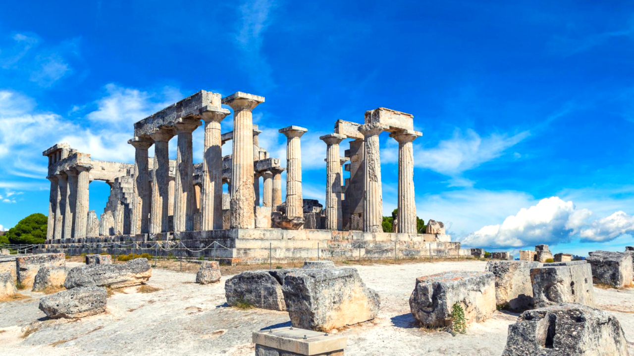 The Temple of Aphaia Aegina Greece