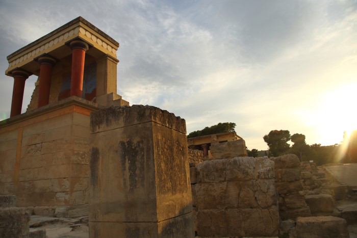 Knossos palace archaeological site